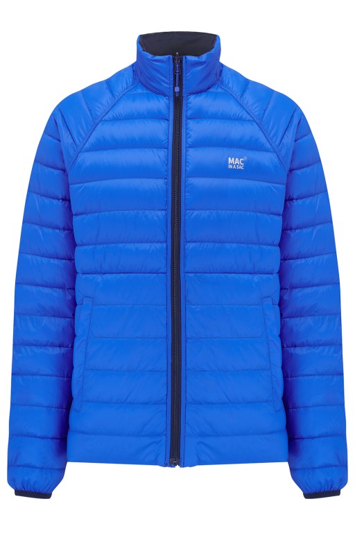 Mens Polar Reversible Down Jacket (saxe blue/navy) - 