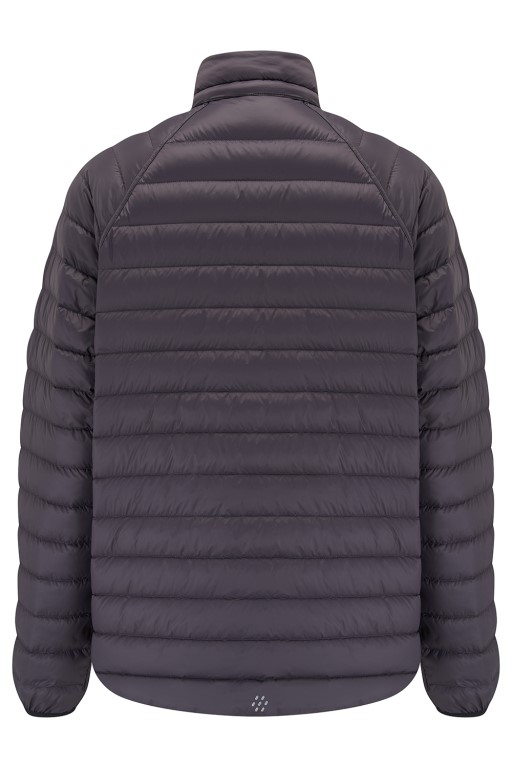 Mens Polar Reversible Down Jacket (black/charcoal) - 