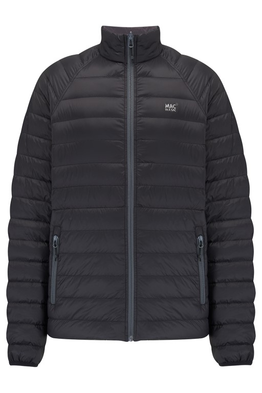 Mens Polar Reversible Down Jacket (black/charcoal) - 