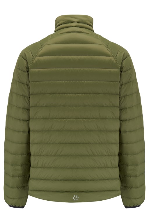 Mens Polar Reversible Down Jacket (khaki/black) - 