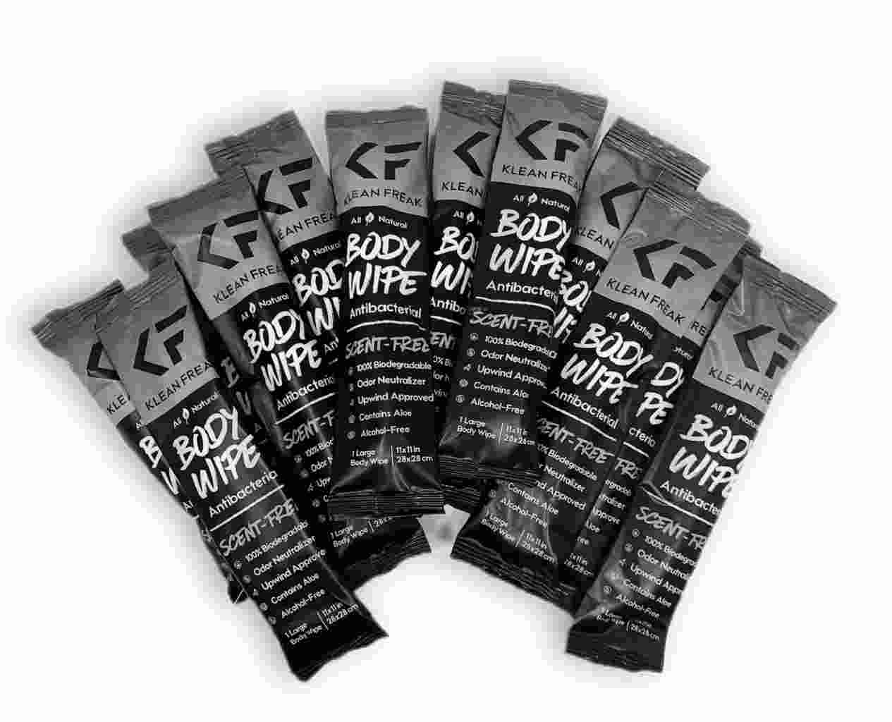 Klean Freak Body Wipes 12 Pack (scent free) - Scent Free