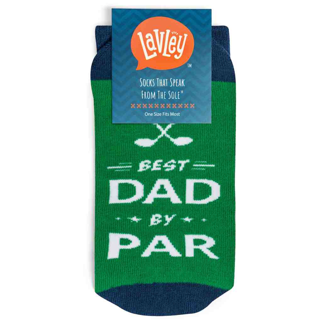 Lavley Best Dad By Par Socks - 