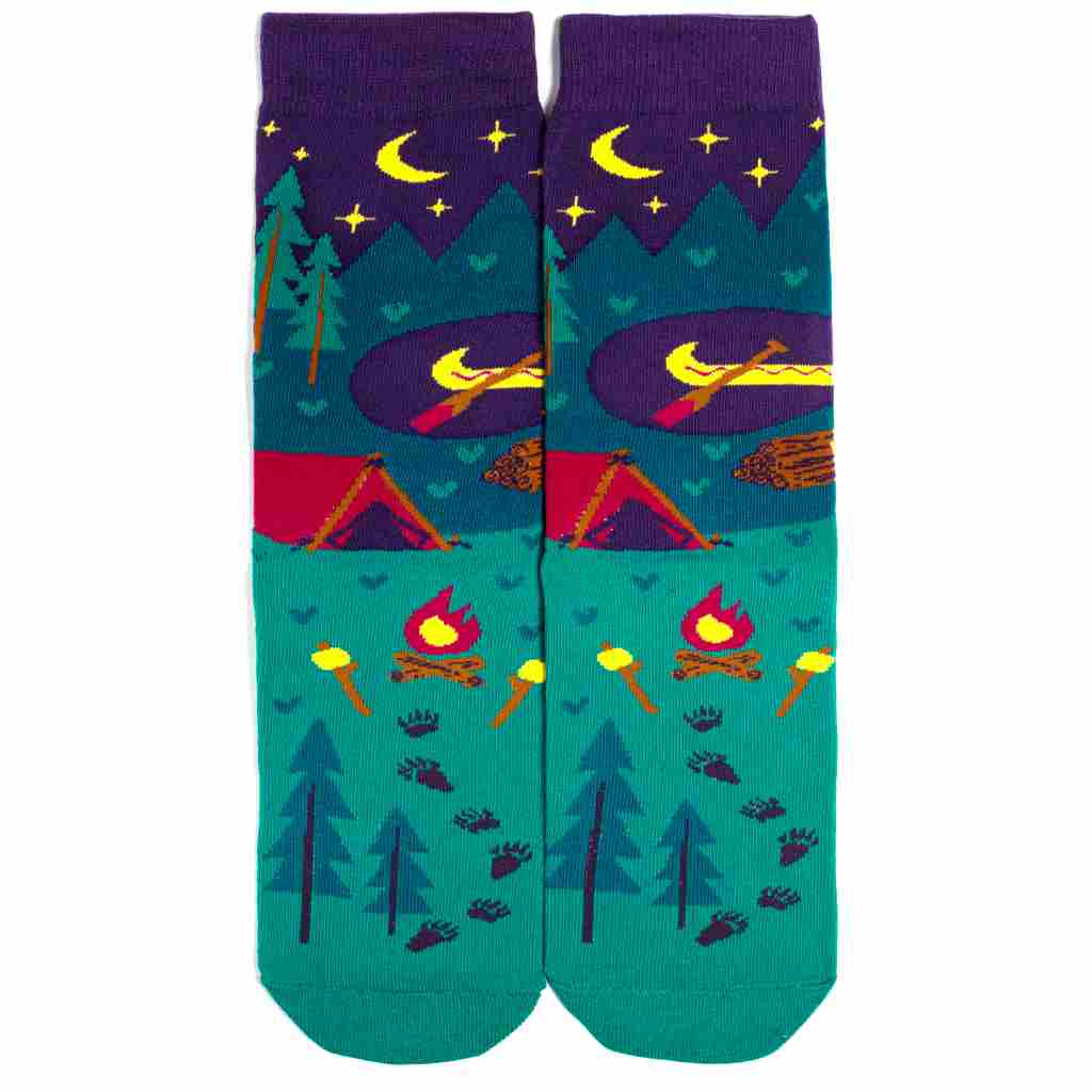 Lavley I'd Rather Be Camping Socks - 