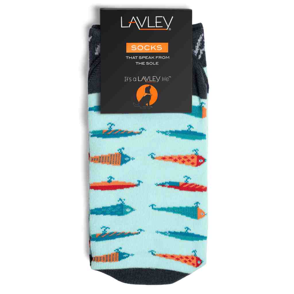 Lavley I'd Rather Be Fishing Socks - 