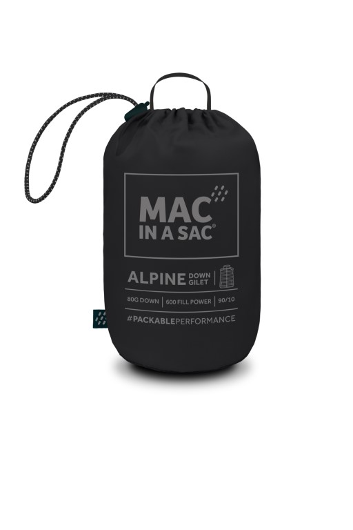 Ladies Alpine Packable Down Vest (black) - 
