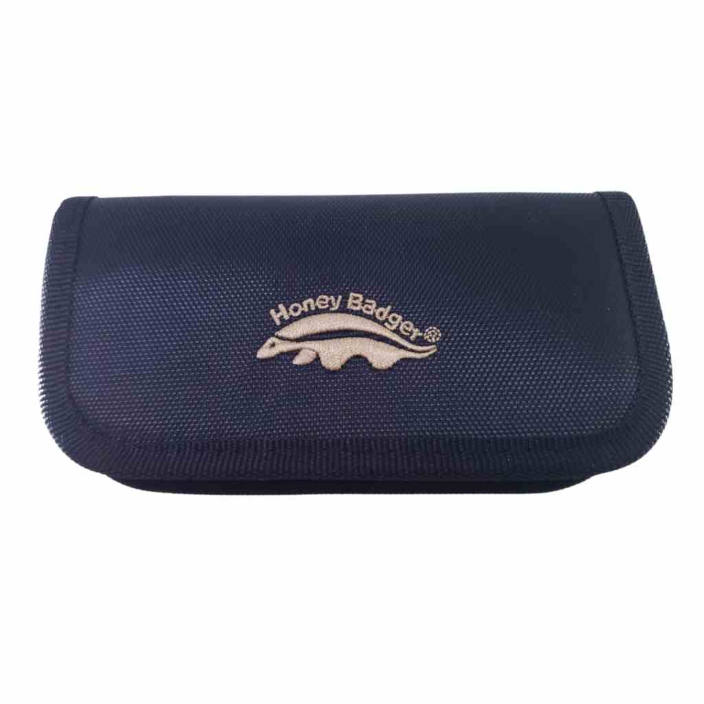 Honey Badger Nylon Zipper Pouch - Pouch logo