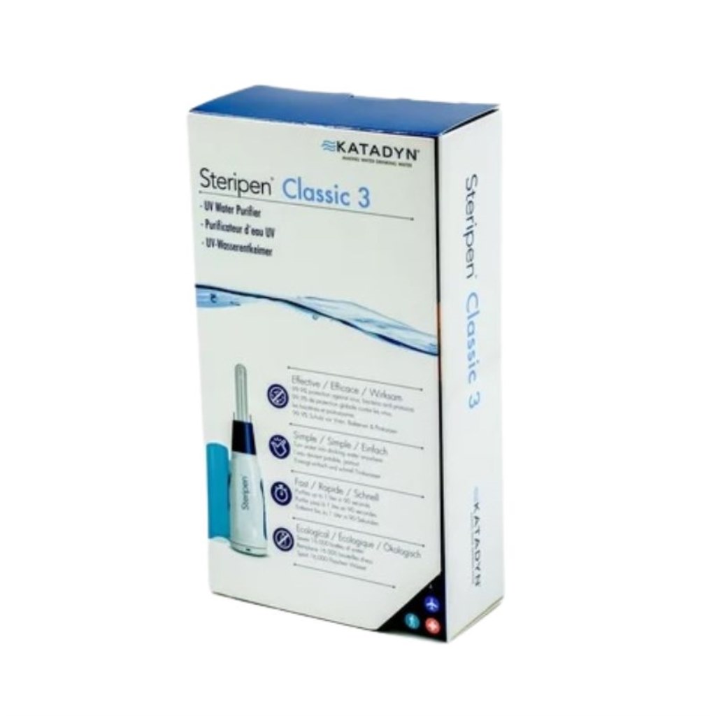 Steripen Classic 3 UV Water Purifier - Packaging