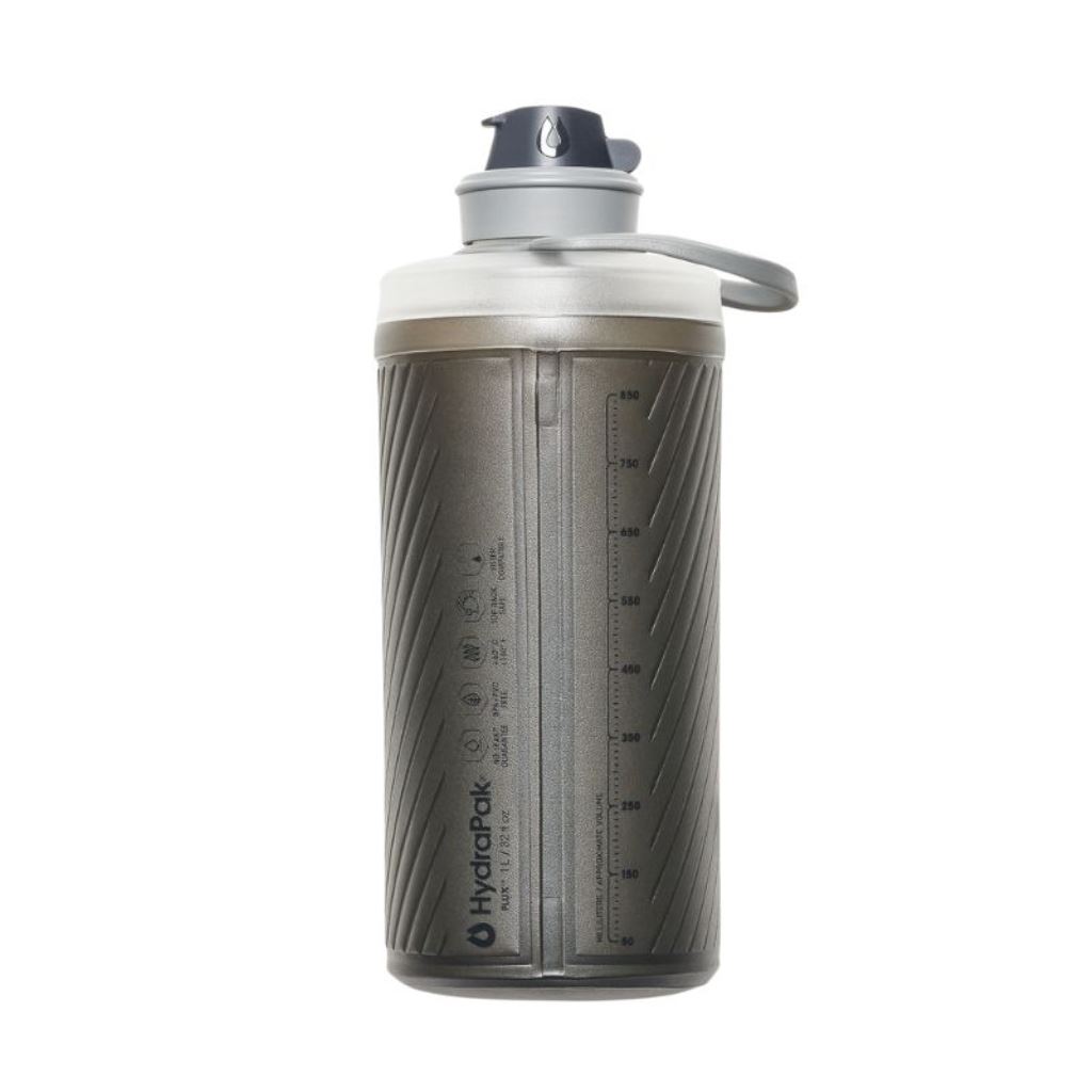 HydraPak Flux Bottle 1L - Flux 1L Back Grey