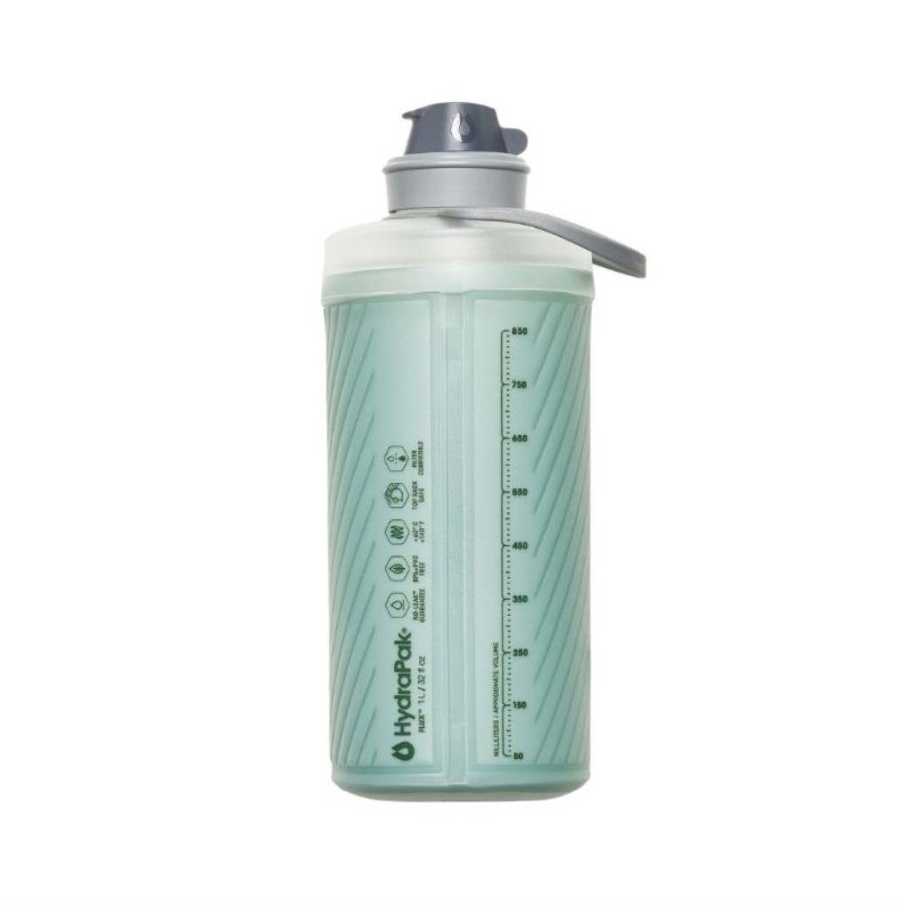 HydraPak Flux Bottle 1L - Flux 1L Back Green