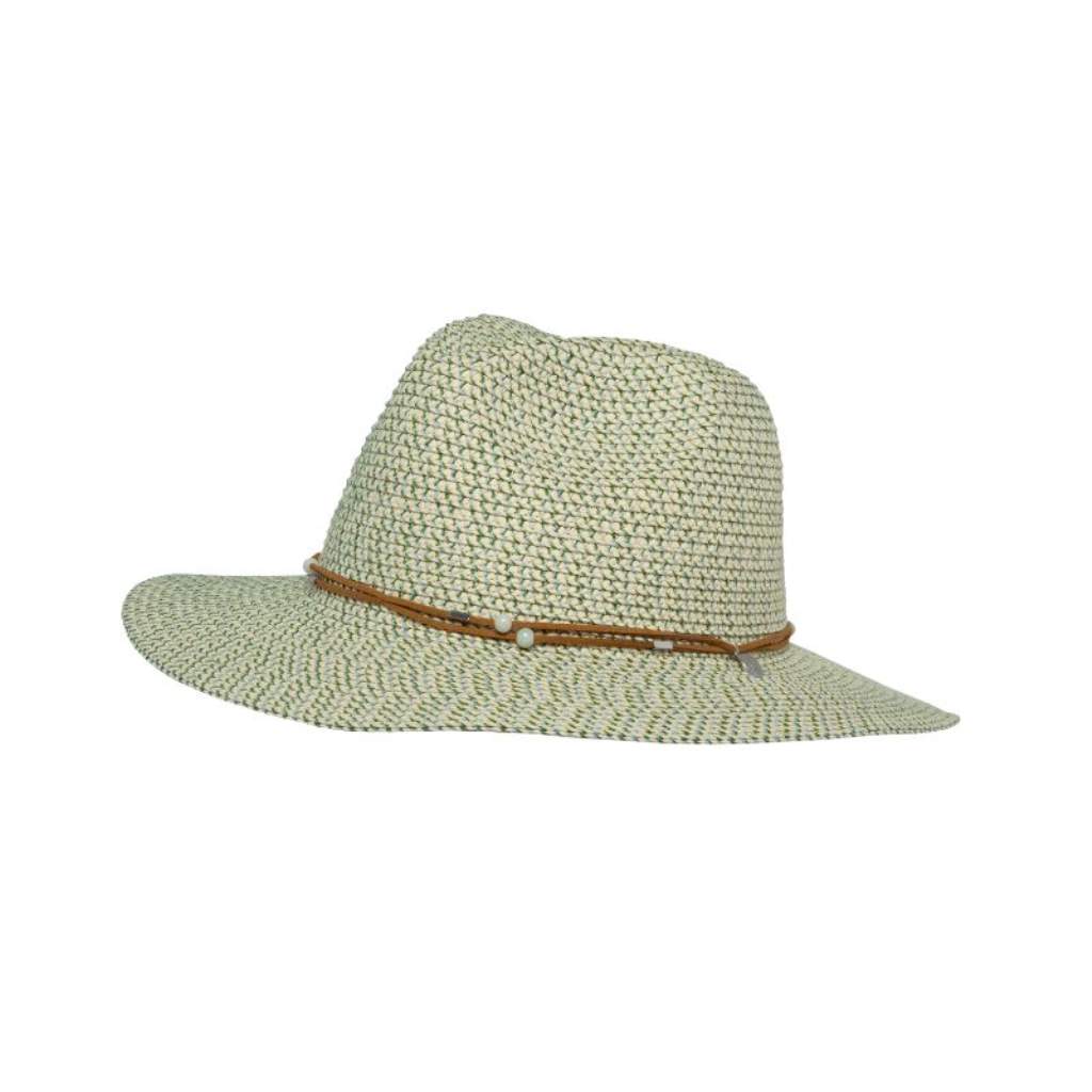 Wanderlust Fedora - sea glass front