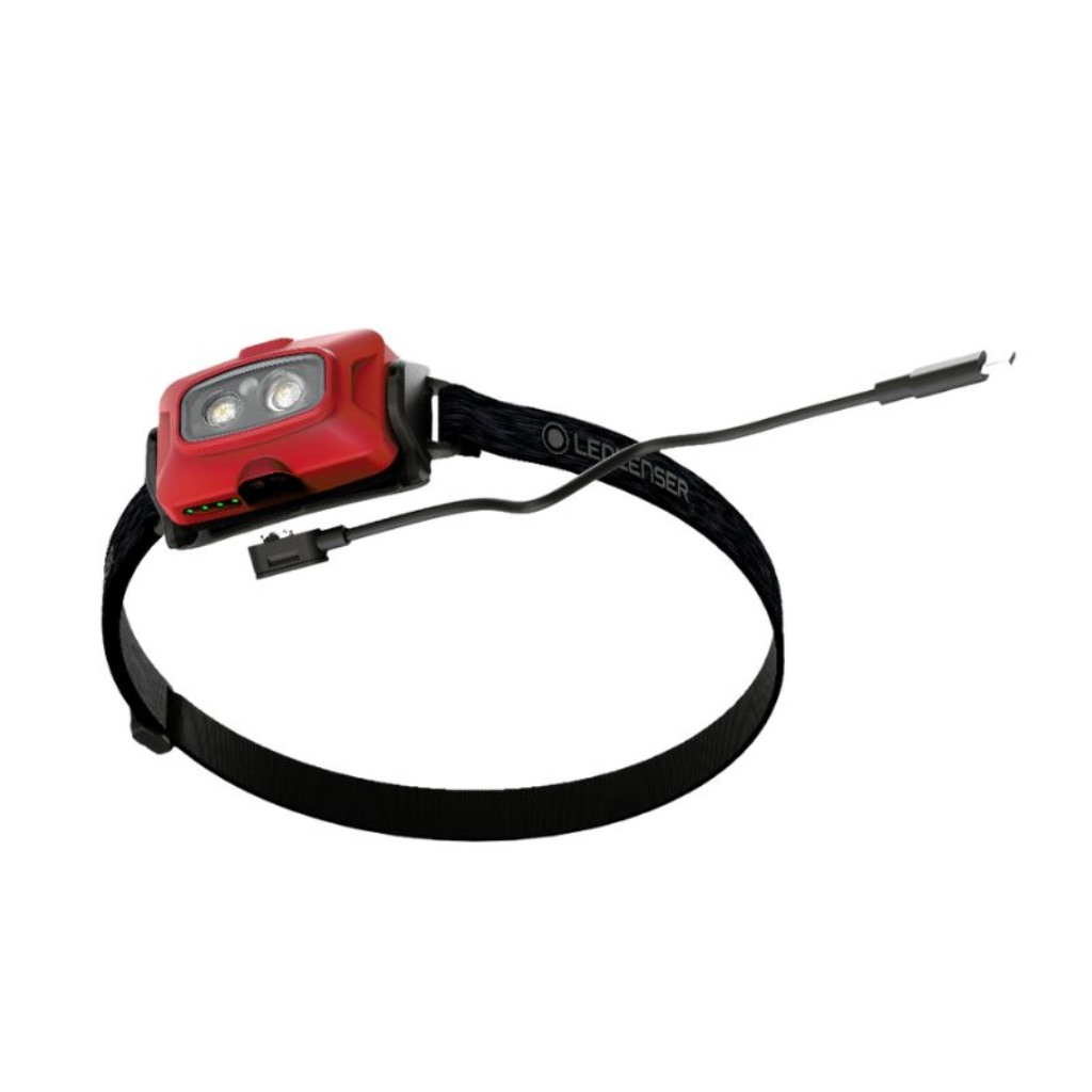 Ledlenser HF4R Core Headlamp - Magnetic Charging Indicator - Red