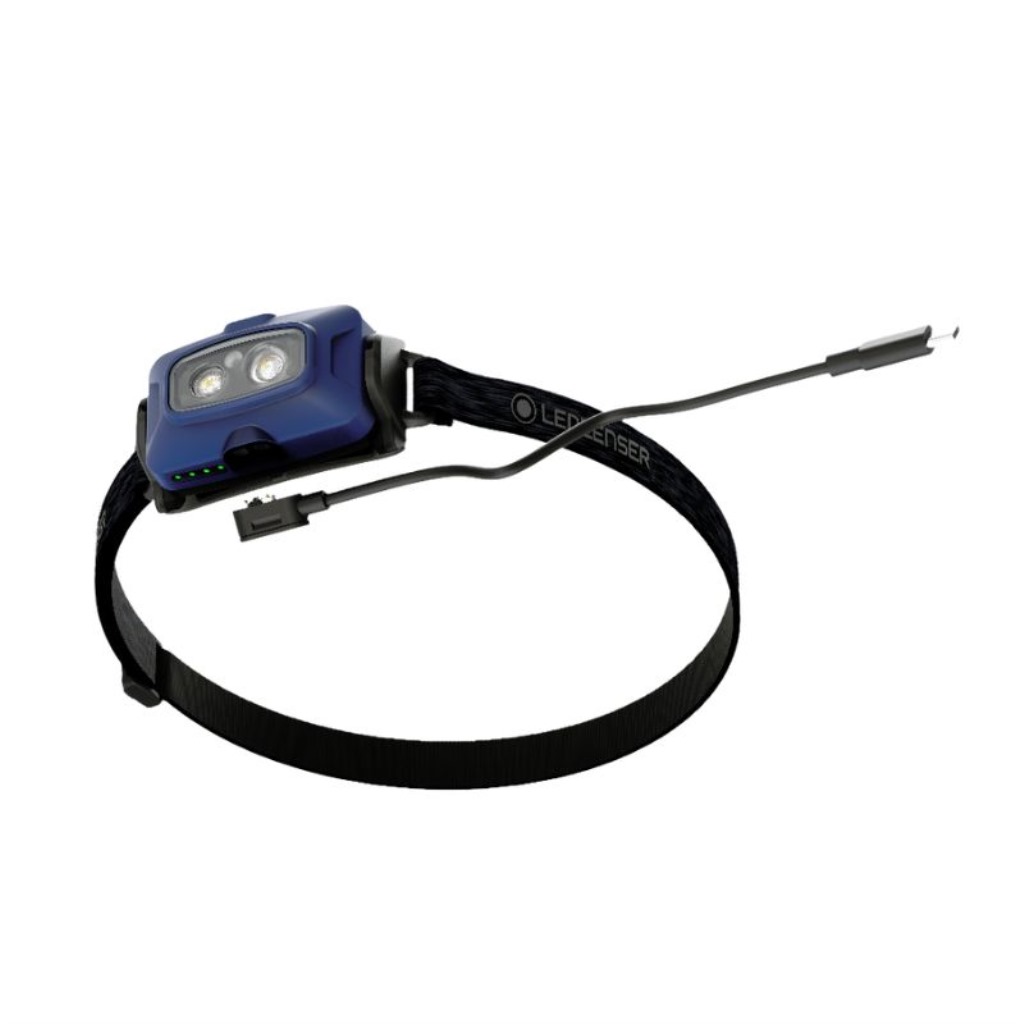 Ledlenser HF4R Core Headlamp - Magnetic Charging Indicator - Blue
