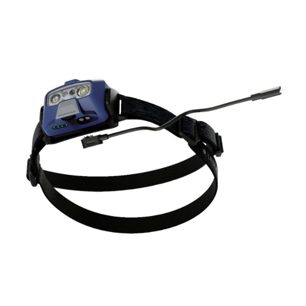 Ledlenser HF6R Core Headlamp - Magnetic Charging Indicator - Blue