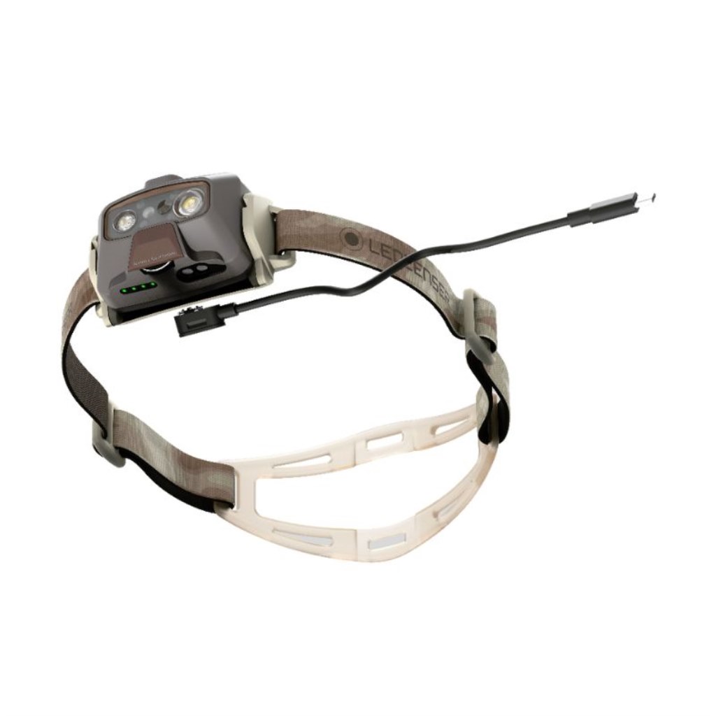 Ledlenser HF6R Signature Headlamp - Magnetic Charging Indicator - Camo