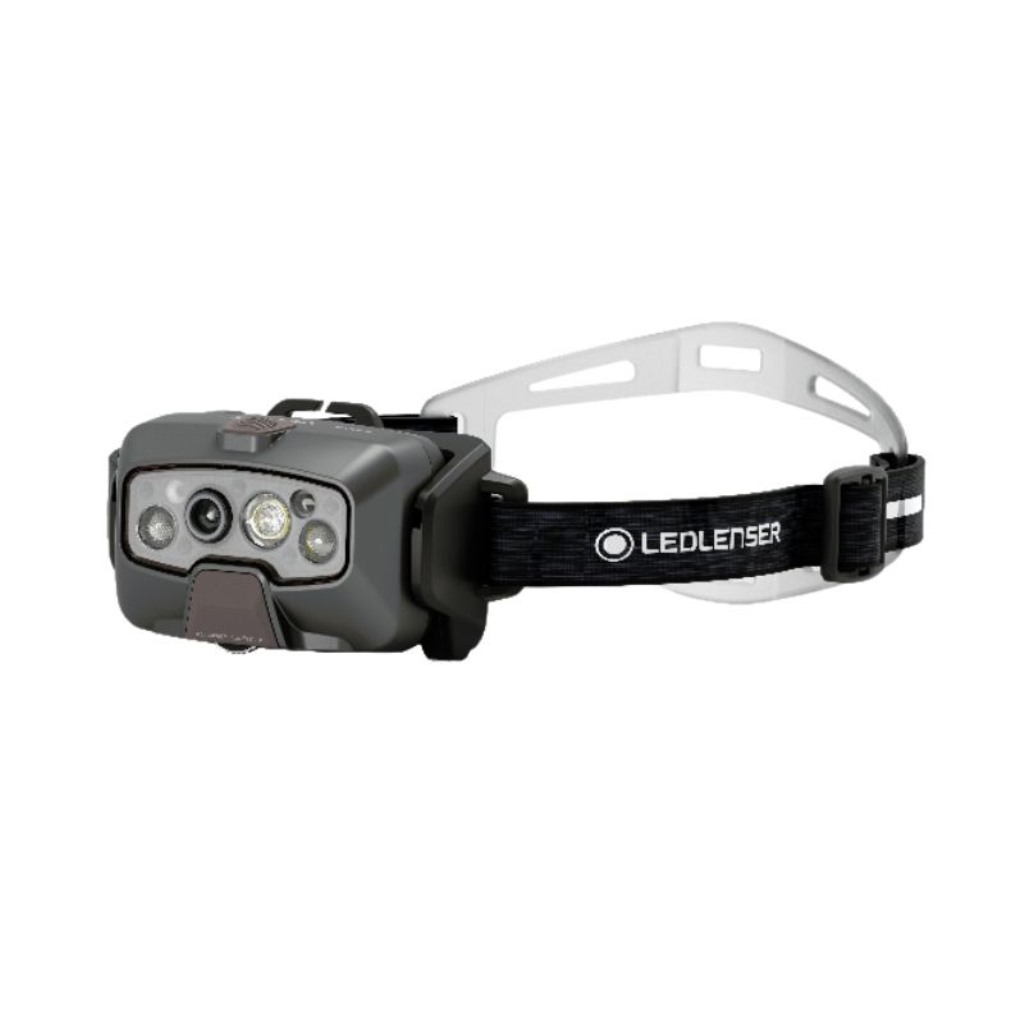 Ledlenser HF8R Signature Headlamp - Side Angle - Black