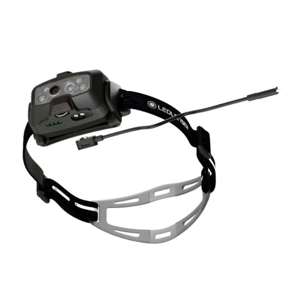 Ledlenser HF8R Signature Headlamp - Magnetic Charging Indicator - Black