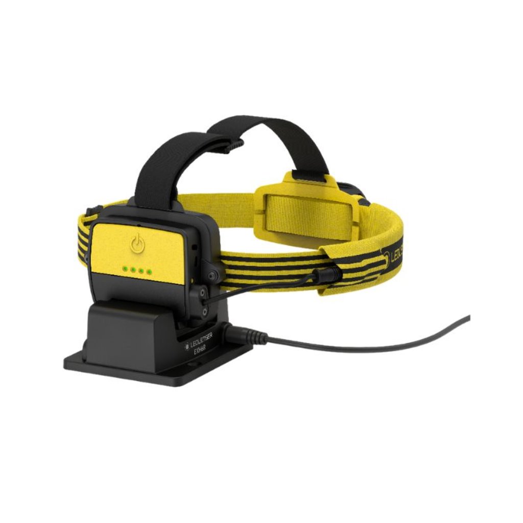 Ledlenser EXH6R Headlamp - charging green