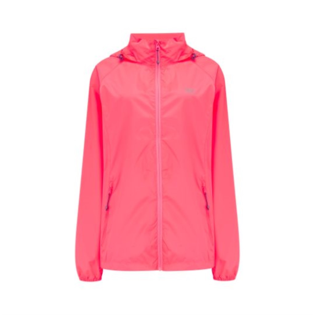 Neon 2 Packable Jacket (neon watermelon) - front - neon watermelon