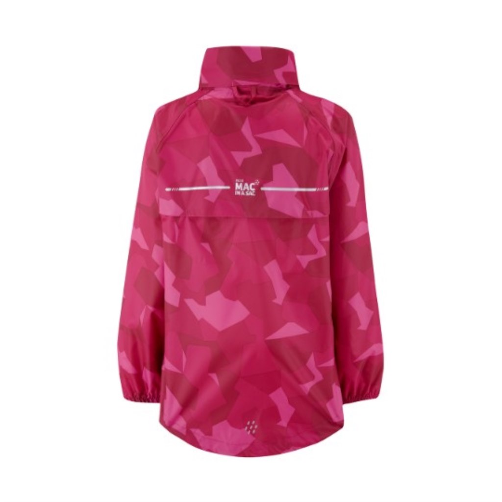 Mini Edition 2 Packable Jacket (pink camo) - back - pink camo
