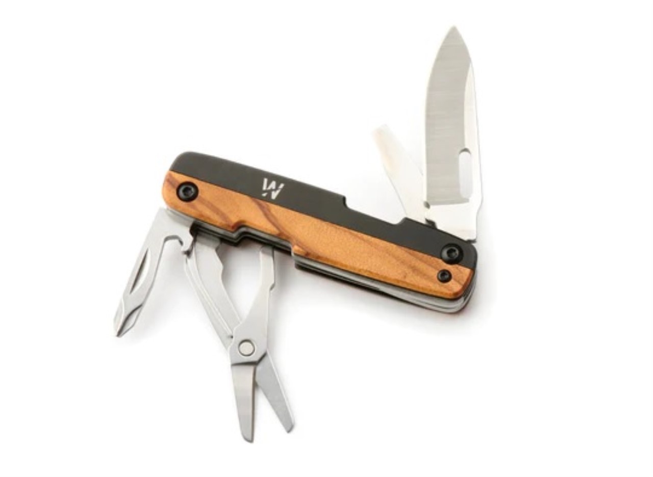 Kent+ EDC Multipurpose Knife - blades open front