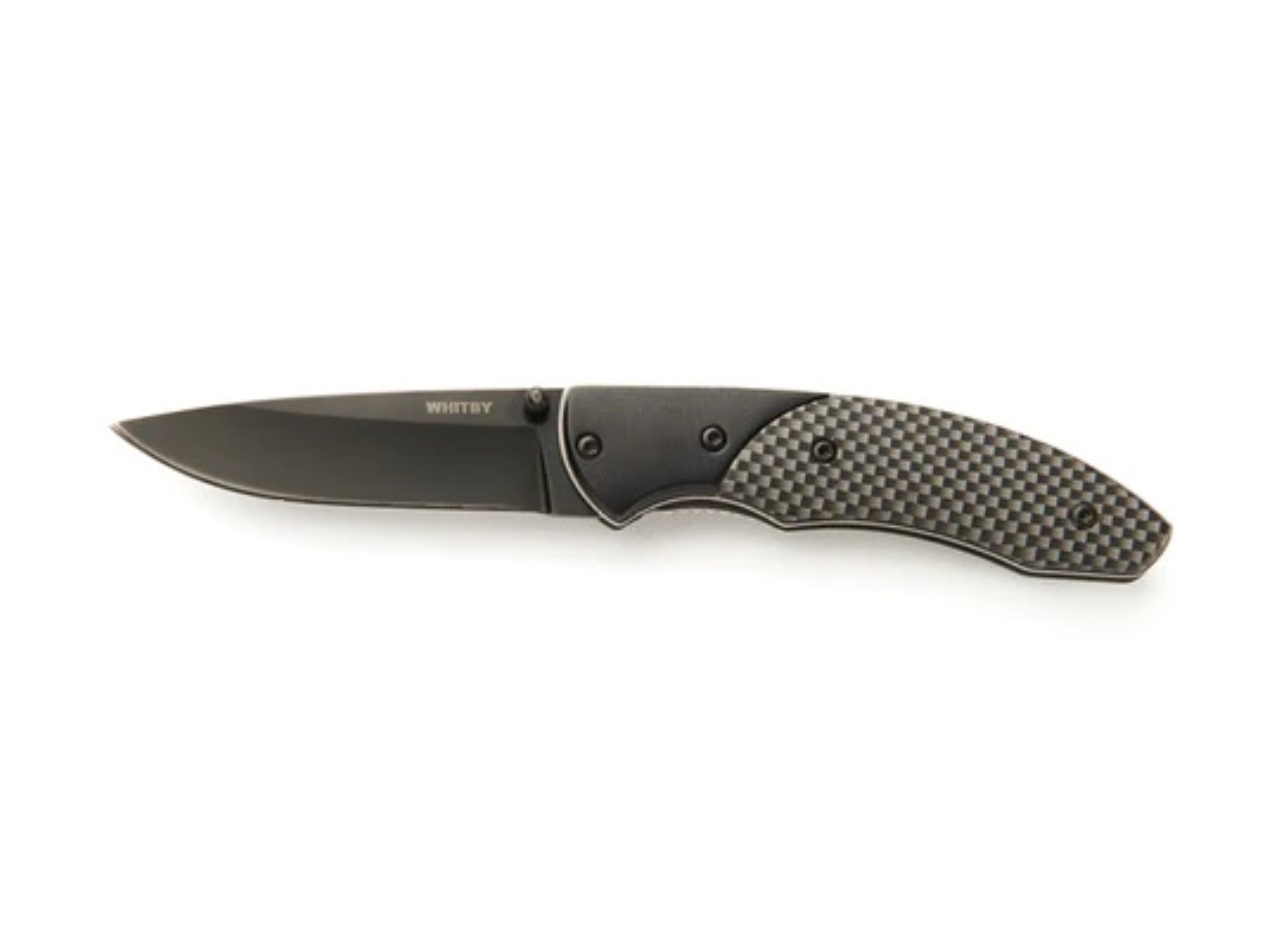 Lock Knife Carbon Fibre Pattern - 2.75