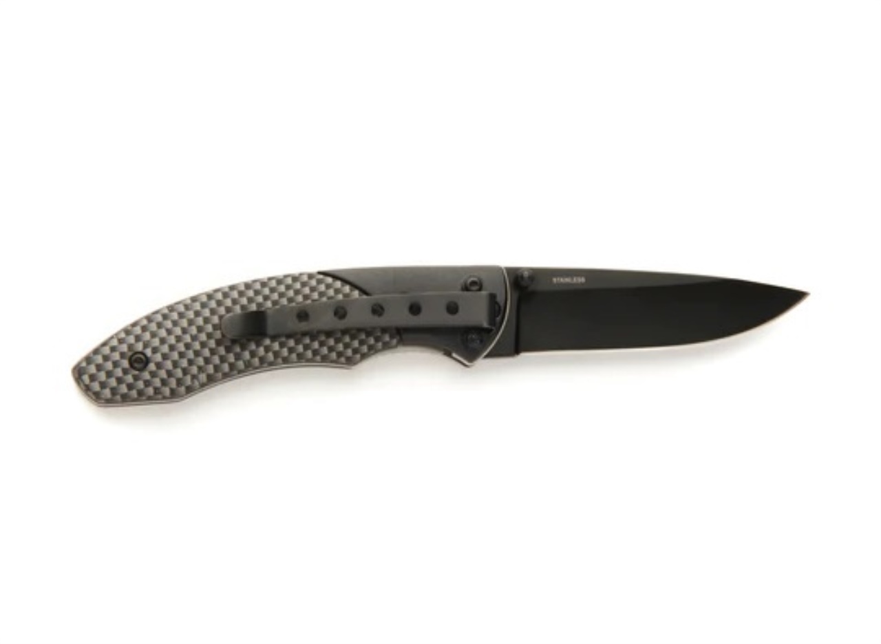 Lock Knife Carbon Fibre Pattern - 2.75