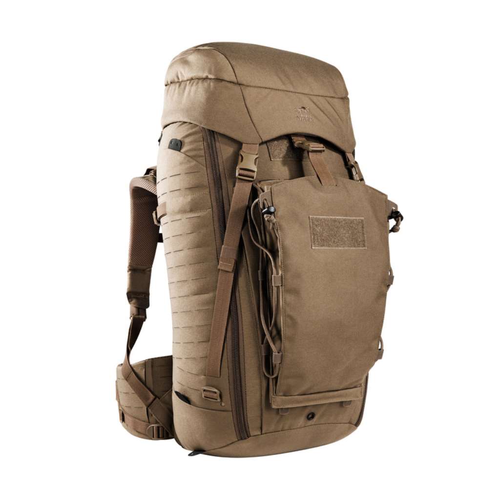 Modular Pack 45 Plus - front angle - coyote brown