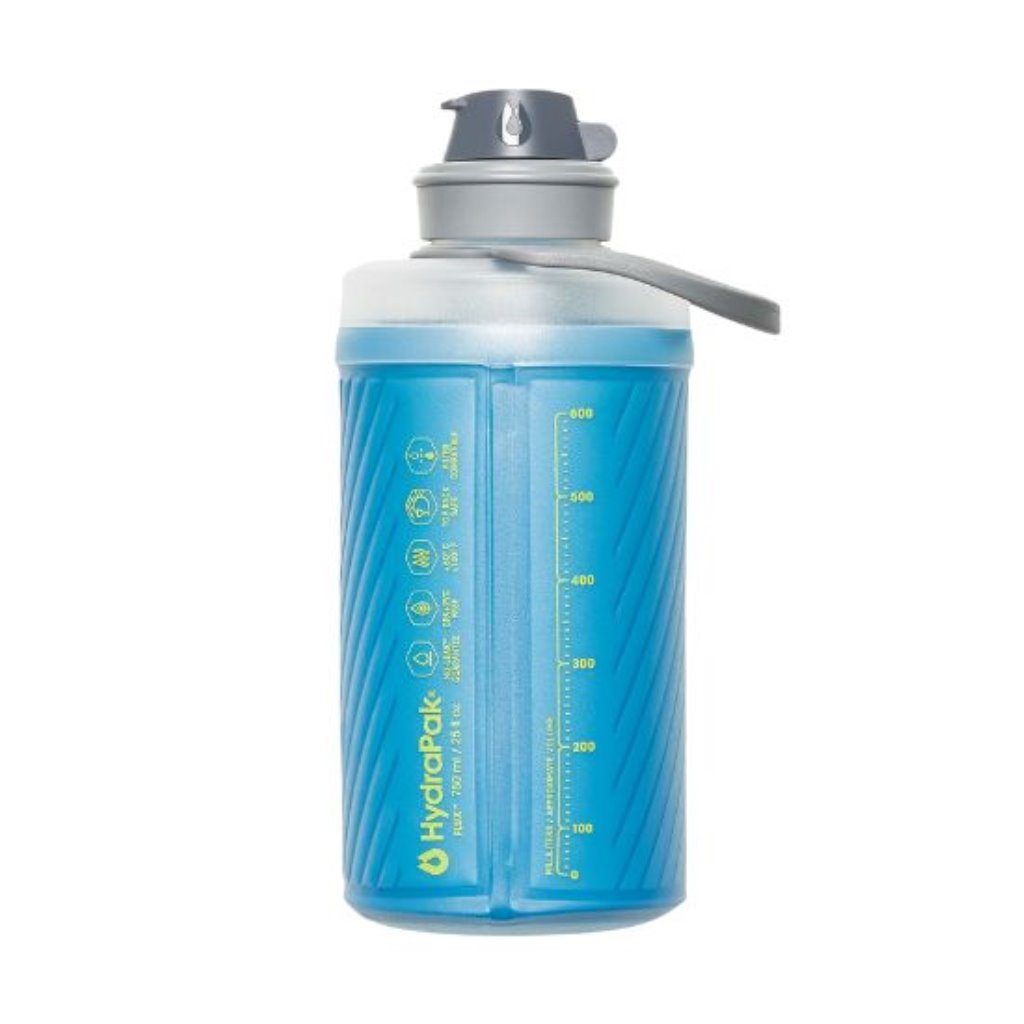 HydraPak Flux Bottle 750ml - back - tahoe blue