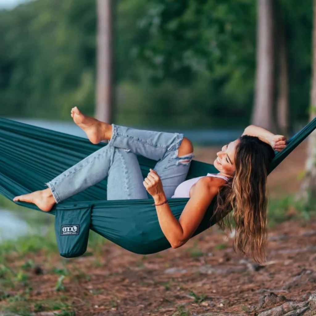 ENO TravelNest Hammock + Straps Combo - laying