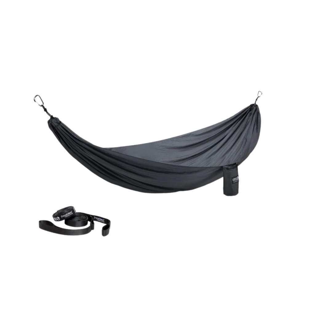 ENO TravelNest Hammock + Straps Combo - charcoal