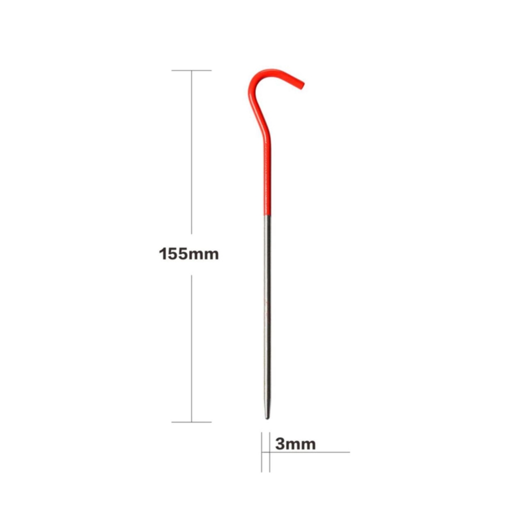 Domex Titanium Hook Tent Peg - 