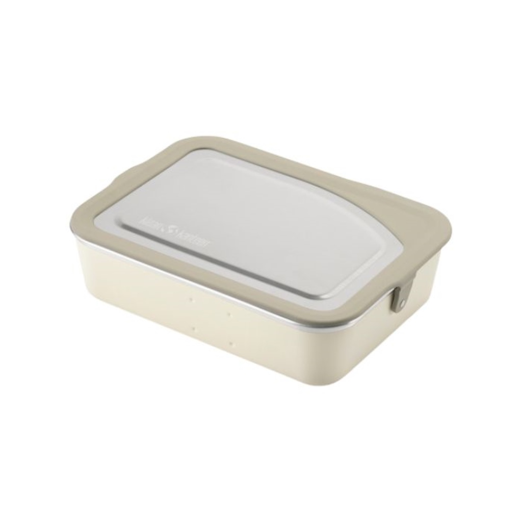 Rise Meal Box 34oz/1005ml - tofu - front angle - pumice stone lid