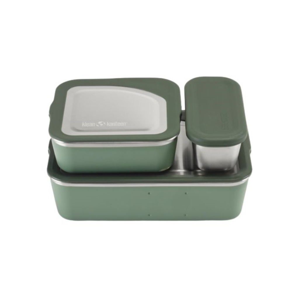 Rise Food Box Family Set - sea spray - side - family set stacked