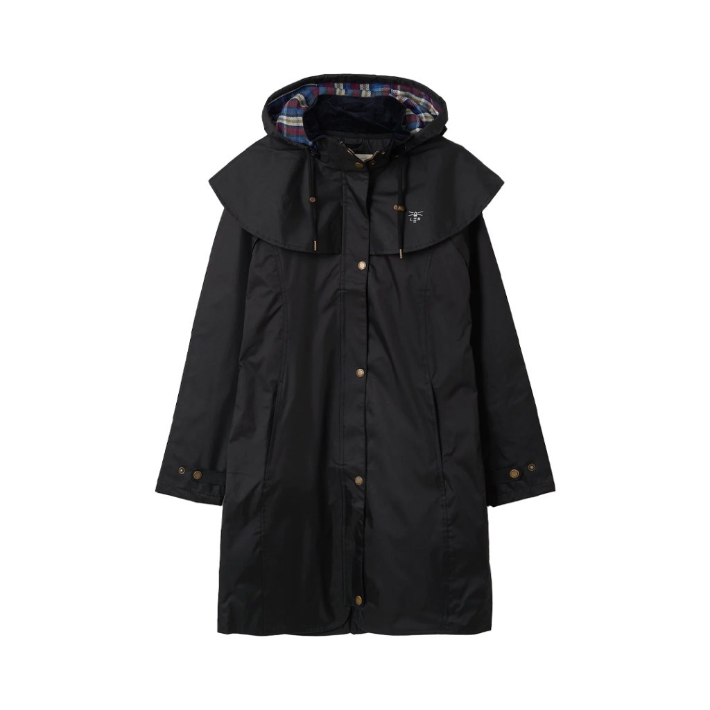 Ladies Outrider Coat 3/4 length (black) - 