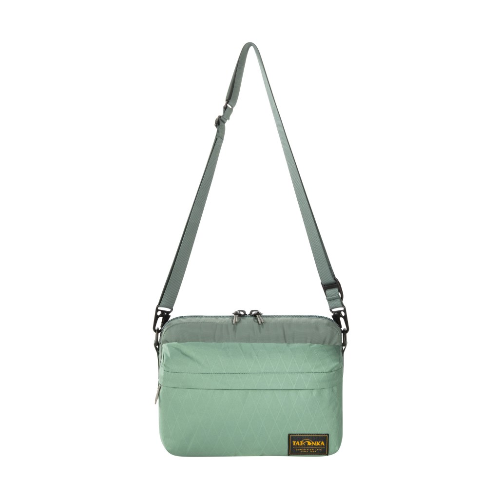 Cross Body Bag #L - cross body bag - front (sage green)