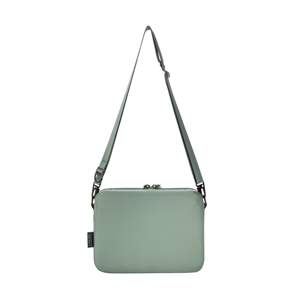 Cross Body Bag #L - cross body bag - back (sage green)