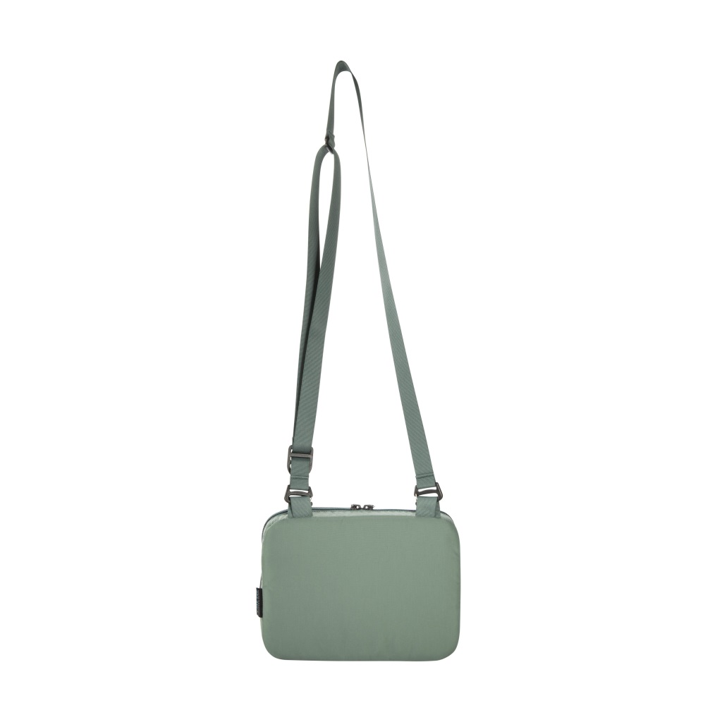 Cross Body Bag #M - cross body bag - back (sage green)