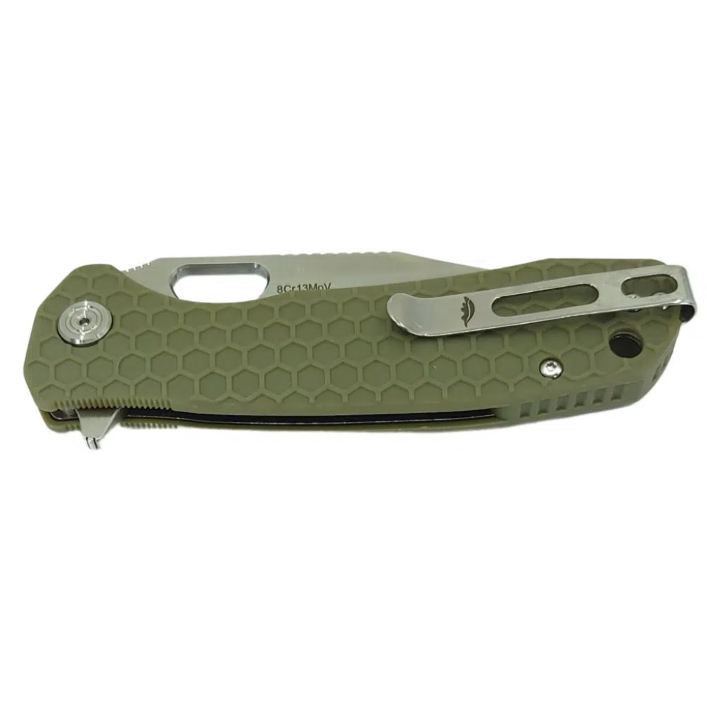 Honey Badger Clip Point - cloased (green)