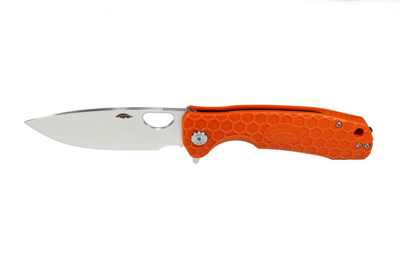 Honey Badger D2 Steel Flipper - Honey Badger D2 Steel Flipper Orange