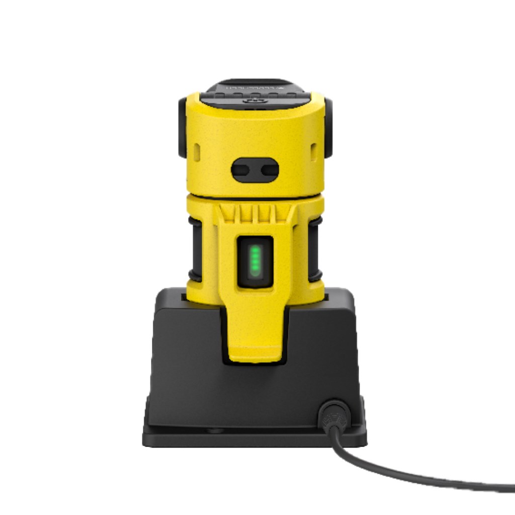 Ledlenser EXC6R Charging Station - EXC6R Charging Station in use