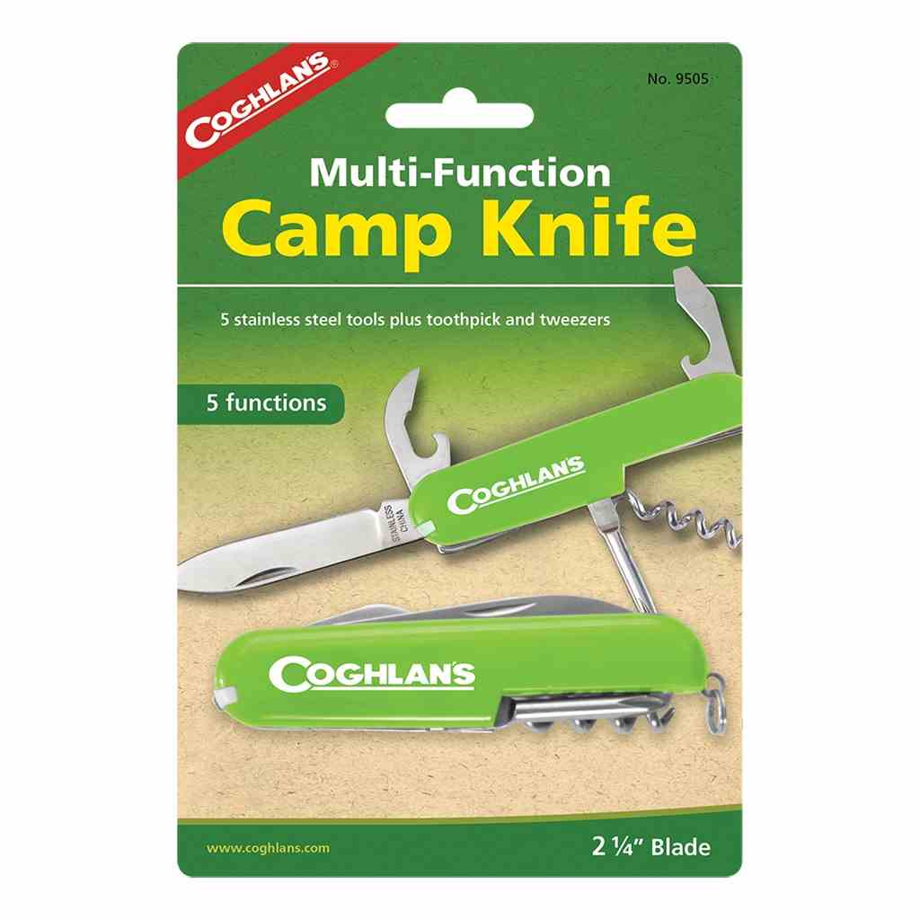Camp Army Knife (5 function) - Camp Army Knife 5 Tools Packaging