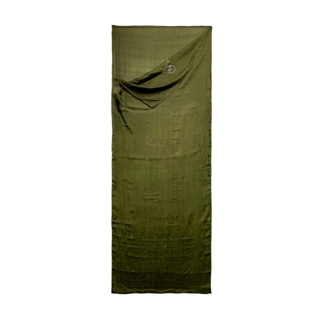 Domex Silk bag liner - Domex Silk Liner Dark Green Open