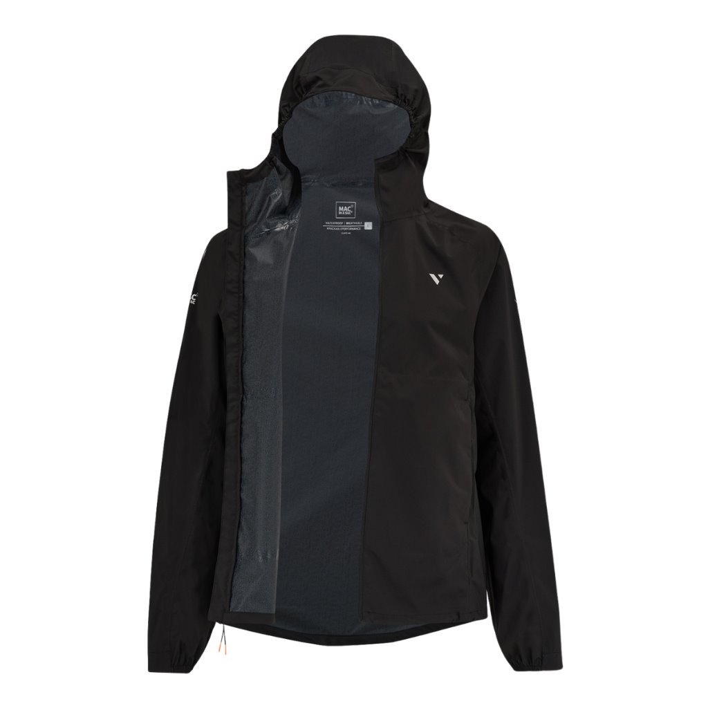 Mens Venture Ultralite Jacket (black) - open front - black