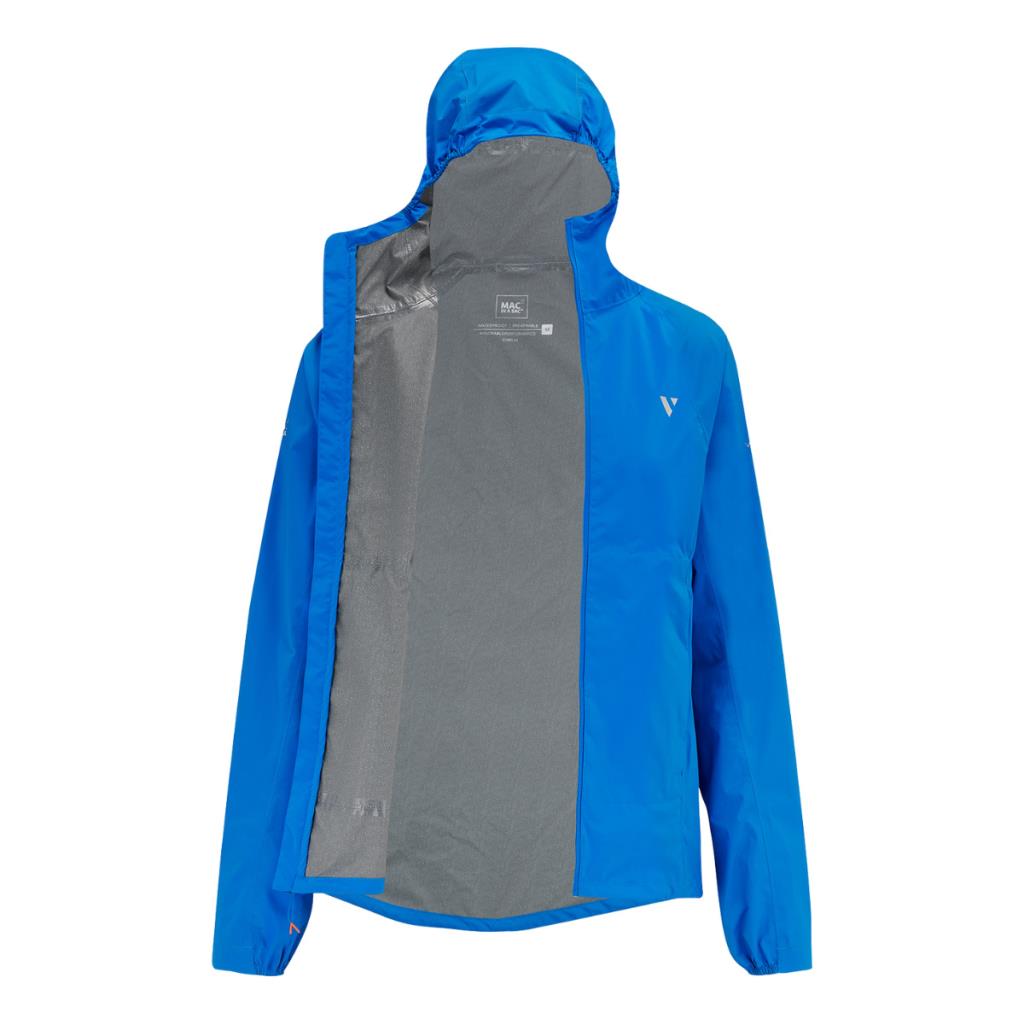 Mens Venture Ultralite Jacket (blue) - open front - blue