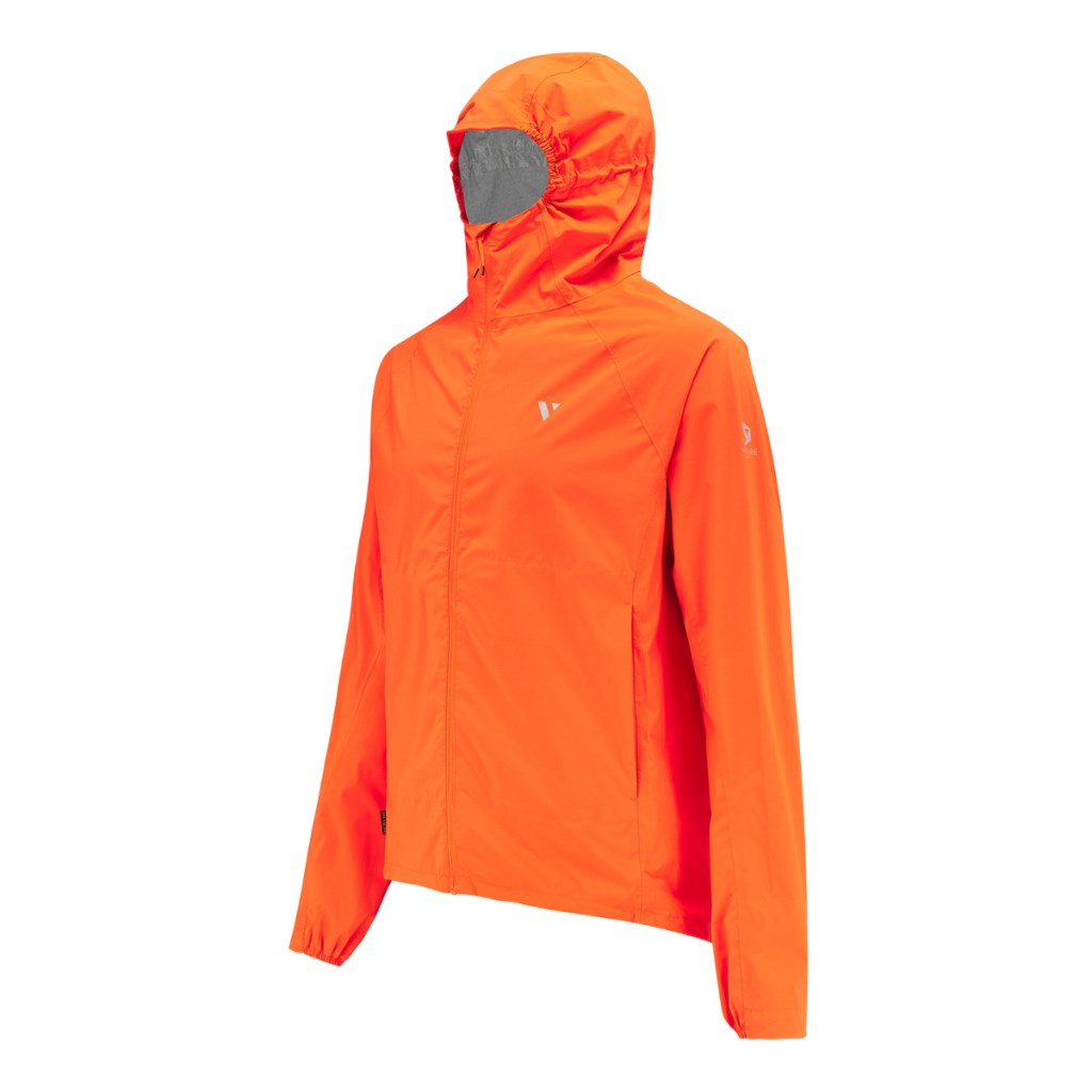 Mens Venture Ultralite Jacket (neon orange) - front angel - neon orange