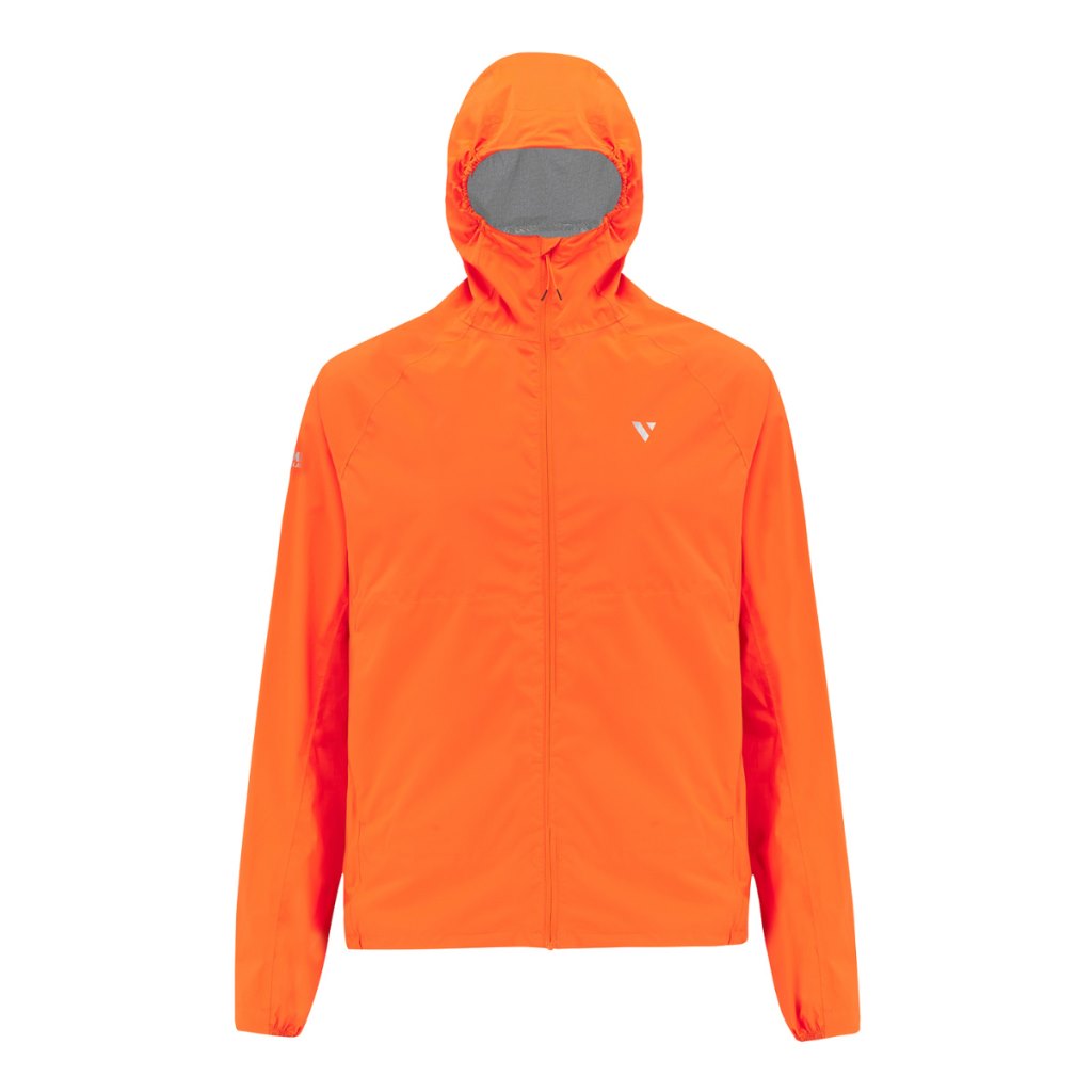 Mens Venture Ultralite Jacket (neon orange) - front -  neon orange