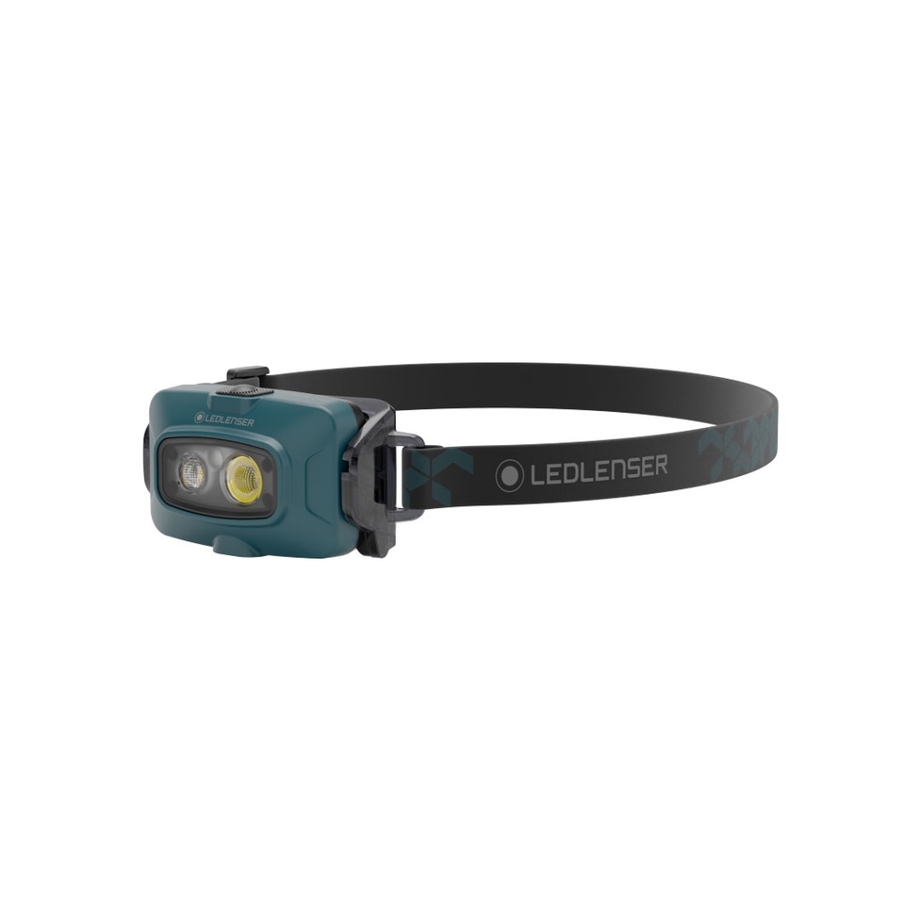 Ledlenser HF4R Core Headlamp - Angle - Teal