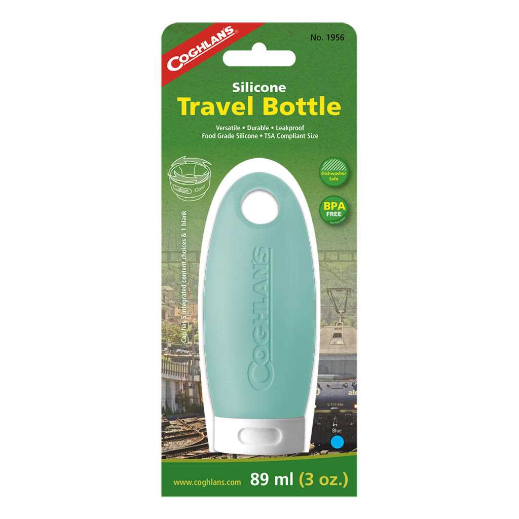 Travel Silicone Bottle - Travel Silicone Bottle -  Blue