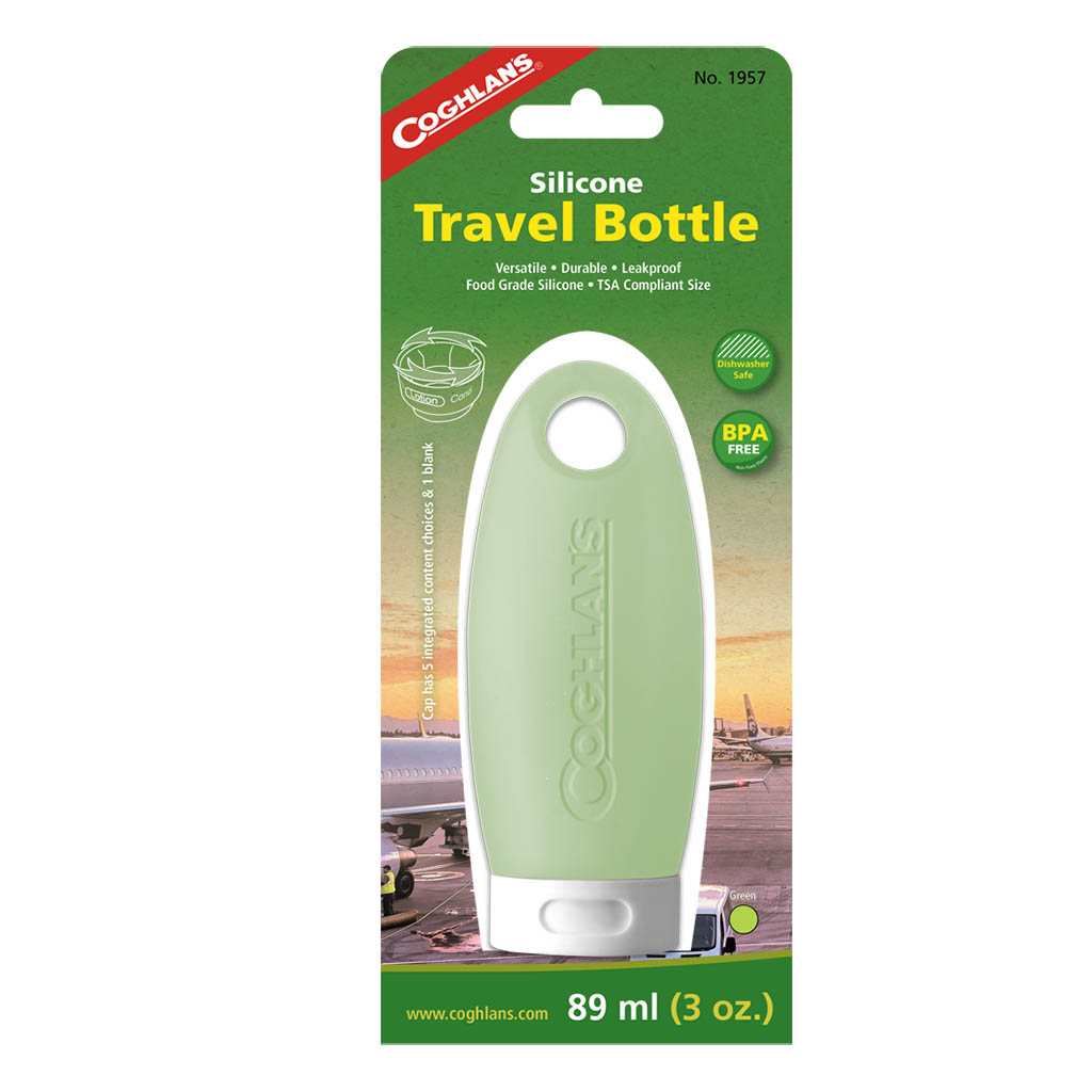 Travel Silicone Bottle - Travel Silicone Bottle -  Green