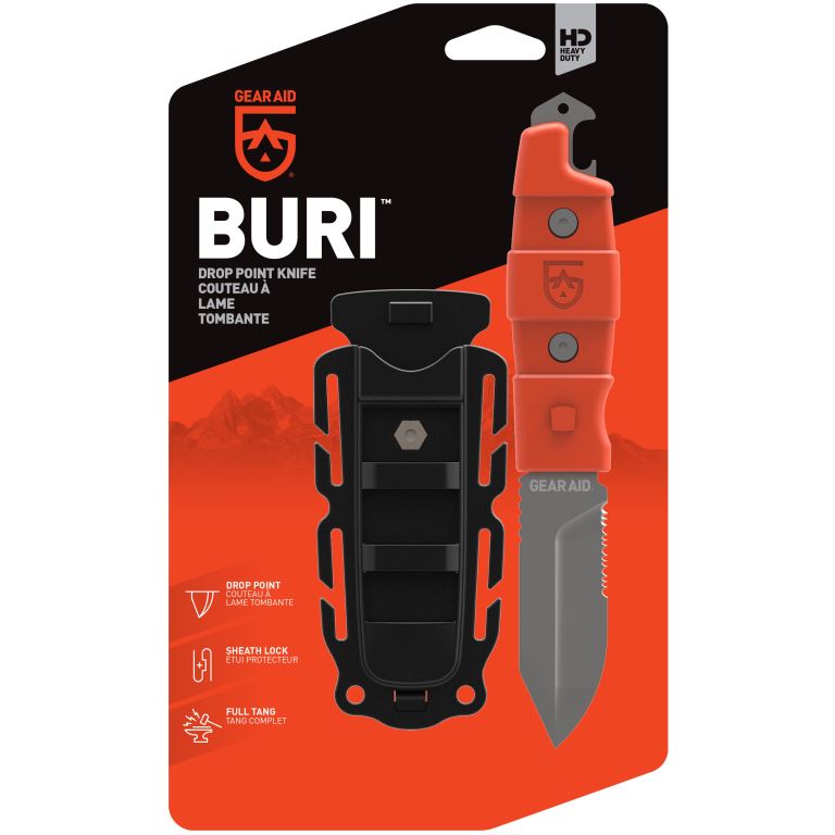 Gear Aid Buri Drop Point Knife - 